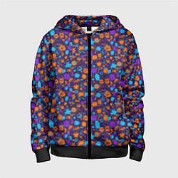 Детская толстовка на молнии Взрывной арт