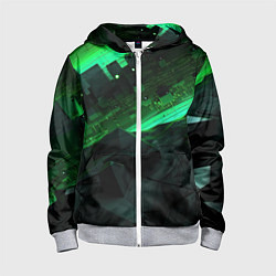 Детская толстовка на молнии Визуальные иллюзии в геометрии