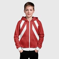 Толстовка на молнии детская Спорт костюм Марата, цвет: 3D-белый — фото 2