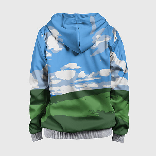 Детская толстовка на молнии Новый уродливый свитер от майков / 3D-Меланж – фото 2