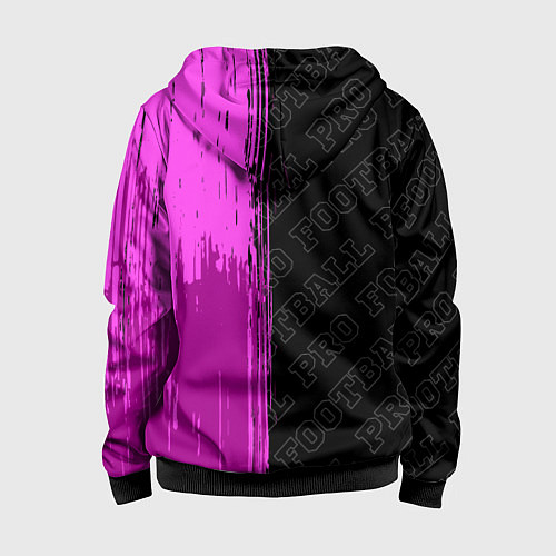 Детская толстовка на молнии PSV pro football по-вертикали / 3D-Черный – фото 2