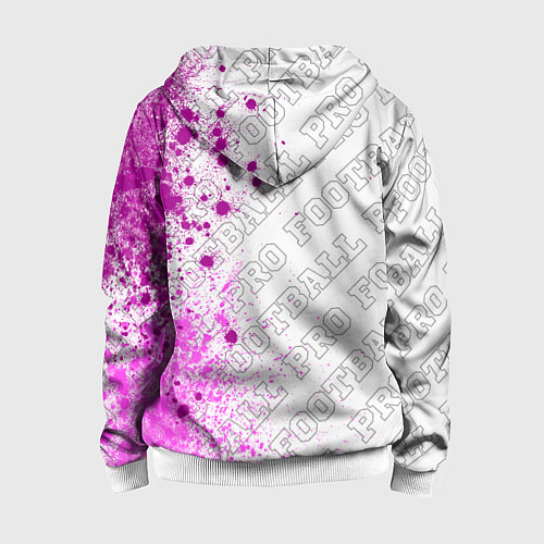 Детская толстовка на молнии Sporting pro football по-вертикали / 3D-Белый – фото 2