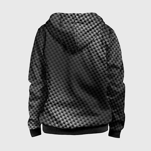 Детская толстовка на молнии Fiat sport carbon / 3D-Черный – фото 2
