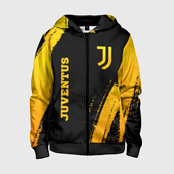 Детская толстовка на молнии Juventus - gold gradient вертикально