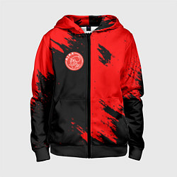 Детская толстовка на молнии Ajax sport color red
