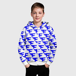 Толстовка на молнии детская FaZe Clan pattern team, цвет: 3D-белый — фото 2