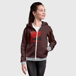 Толстовка на молнии детская Bad Omens, цвет: 3D-меланж — фото 2