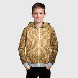 Толстовка на молнии детская Обои, цвет: 3D-меланж — фото 2