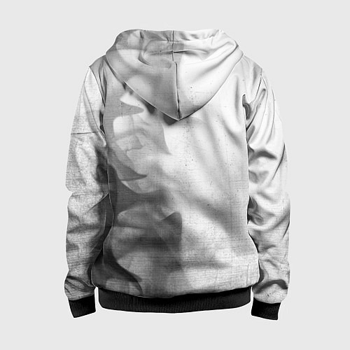 Детская толстовка на молнии League of Legends - white gradient по-вертикали / 3D-Черный – фото 2