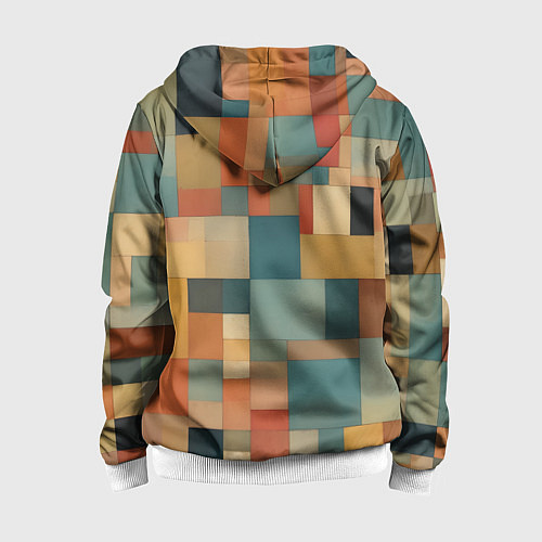 Детская толстовка на молнии Inspired by Paul Klee / 3D-Белый – фото 2