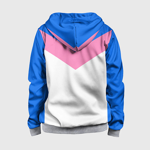 Детская толстовка на молнии В стиле 90-х ретро спортивная / 3D-Меланж – фото 2