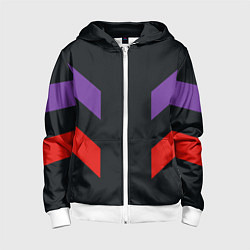 Детская толстовка на молнии Ретро текстура 90-х спортивная