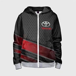 Детская толстовка на молнии Toyota auto car