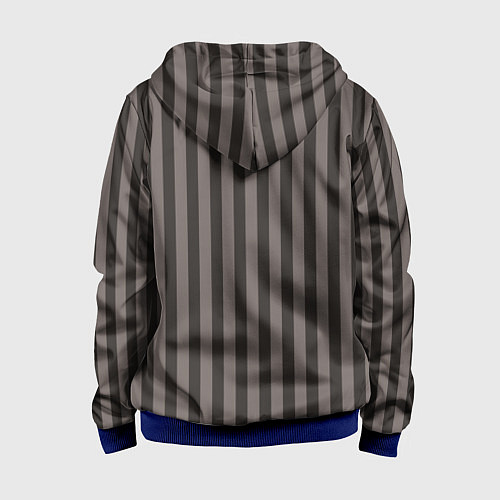 Детская толстовка на молнии Узор как у Вай из Аркейн / 3D-Синий – фото 2