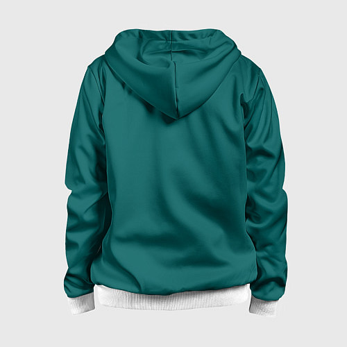 Детская толстовка на молнии Игрок 149 - Игра в кальмара / 3D-Белый – фото 2