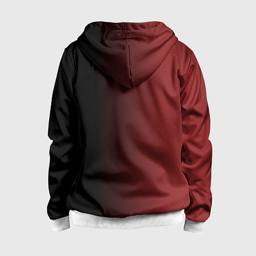 Детская толстовка на молнии Subaru и череп / 3D-Белый – фото 2