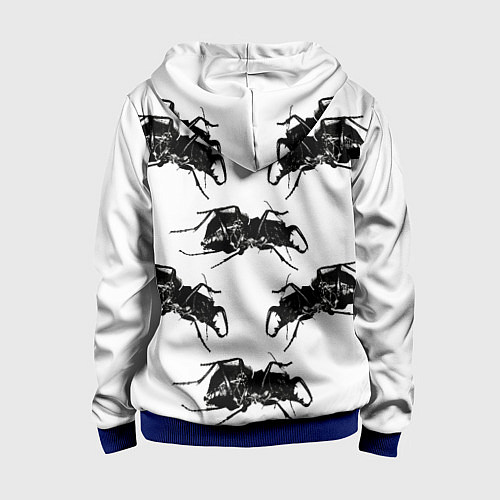 Детская толстовка на молнии Mezzanine / 3D-Синий – фото 2