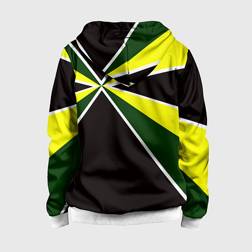 Детская толстовка на молнии Мотострелковые войска: шеврон без текста / 3D-Белый – фото 2