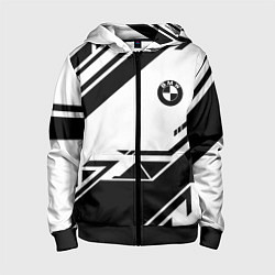 Детская толстовка на молнии BMW geometry black