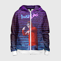 Толстовка на молнии детская DURSLAG, цвет: 3D-белый