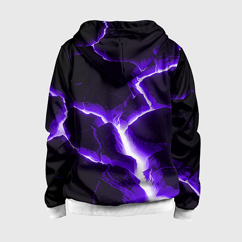 Детская толстовка на молнии The rift / 3D-Белый – фото 2