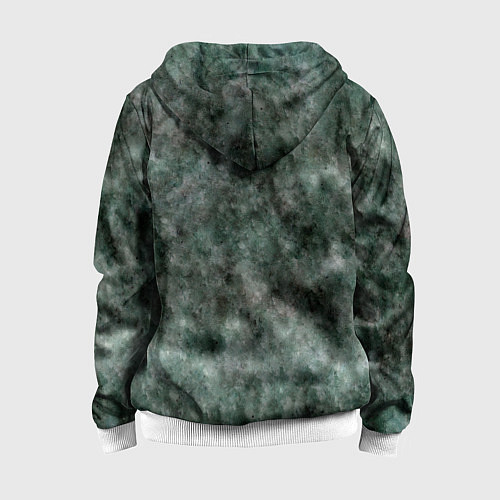 Детская толстовка на молнии Две горящие свечи в темноте / 3D-Белый – фото 2