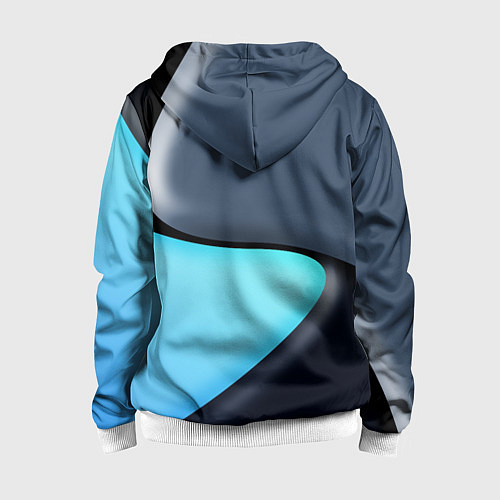 Детская толстовка на молнии Разноцветный / 3D-Белый – фото 2