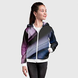 Толстовка на молнии детская Multicoloured, цвет: 3D-белый — фото 2