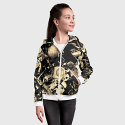 Толстовка на молнии детская Дарт Вейдер Йода Чубакка и другие из Star Wars, цвет: 3D-белый — фото 2