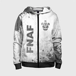 Детская толстовка на молнии FNAF - white gradient вертикально