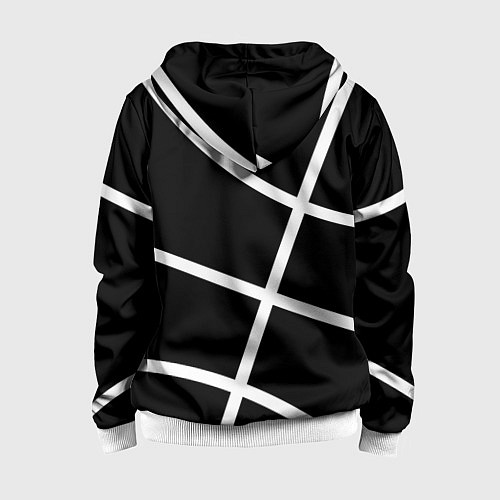 Детская толстовка на молнии Atlanta Hawks NBA / 3D-Белый – фото 2