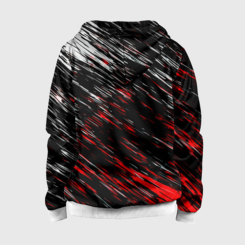 Детская толстовка на молнии Monster energy полосы красок / 3D-Белый – фото 2