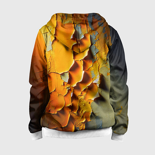 Детская толстовка на молнии Peeling plaster - Milano / 3D-Белый – фото 2