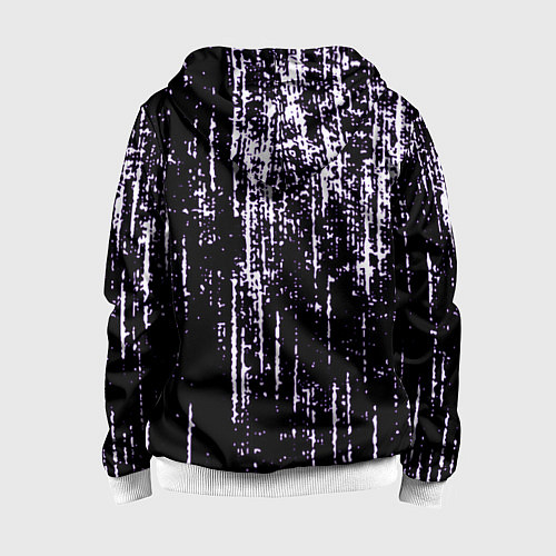 Детская толстовка на молнии Shade purple / 3D-Белый – фото 2