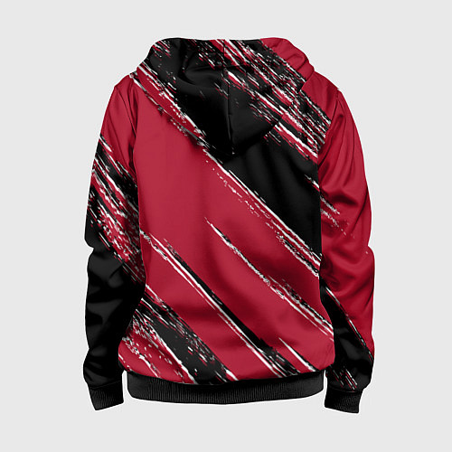 Детская толстовка на молнии Трэйл Блэйзерс - цвета команды / 3D-Черный – фото 2