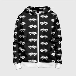 Детская толстовка на молнии Автомобили