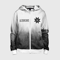 Детская толстовка на молнии Лес - это мой храм