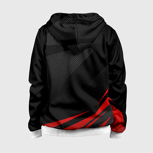 Детская толстовка на молнии Umbrella - спорт / 3D-Белый – фото 2