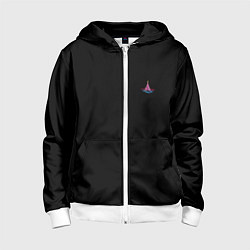 Детская толстовка на молнии New year eve in the forest