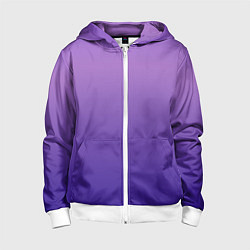 Детская толстовка на молнии The color is purple