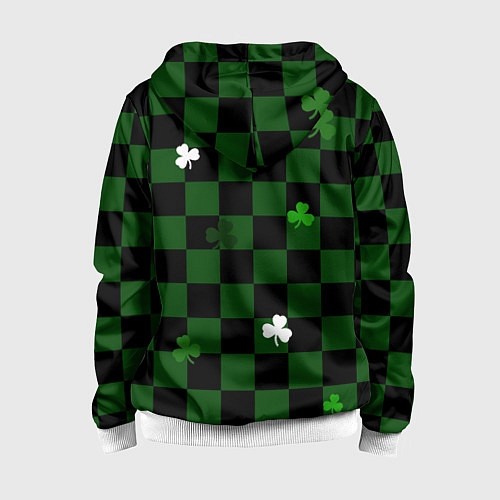 Детская толстовка на молнии NBA Boston Celtics / 3D-Белый – фото 2