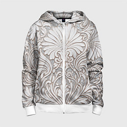 Детская толстовка на молнии Вензельные цветы