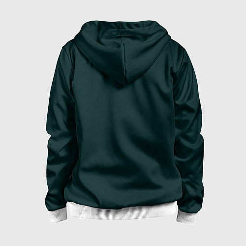 Детская толстовка на молнии Праздничная лошадь 2026 / 3D-Белый – фото 2