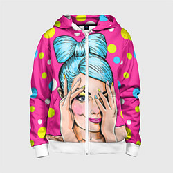 Детская толстовка на молнии POP ART