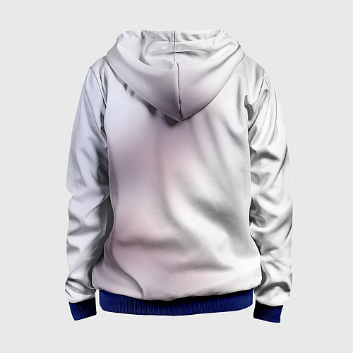 Детская толстовка на молнии Бездомный бог / 3D-Синий – фото 2