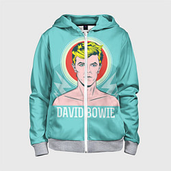 Детская толстовка на молнии David Bowie: pop-art