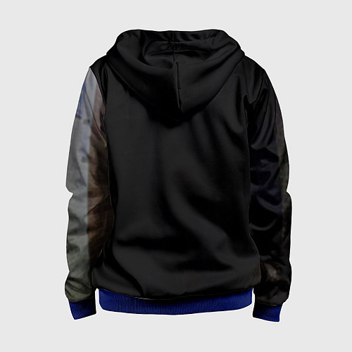 Детская толстовка на молнии Sherlock Break / 3D-Синий – фото 2