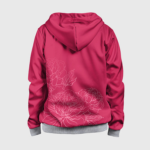 Детская толстовка на молнии Её величество Олеся / 3D-Меланж – фото 2