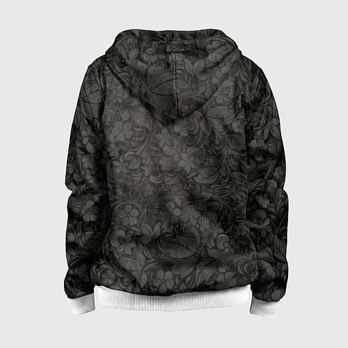 Детская толстовка на молнии Я Русский / 3D-Белый – фото 2