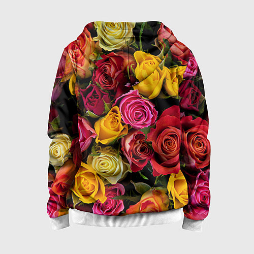 Детская толстовка на молнии Бабушке / 3D-Белый – фото 2